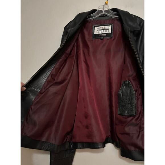 Pelle Studio Wilsons Leather Mens Bomber Jacket XL Full Zip Vintage Moto - Picture 3 of 10
